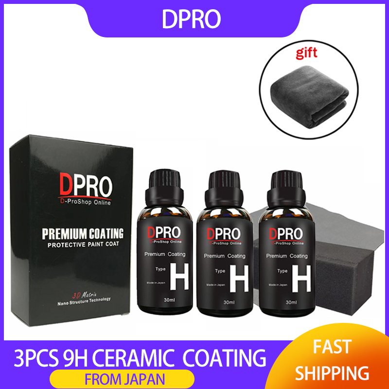 Nano Liquid Coating - 3 cái 9 H Thủy Tinh