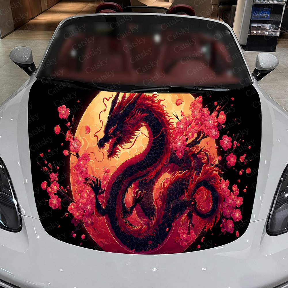 Full Moon Sakura Dragon Car Vi - đánh giá và giá Full Cover Adhesive