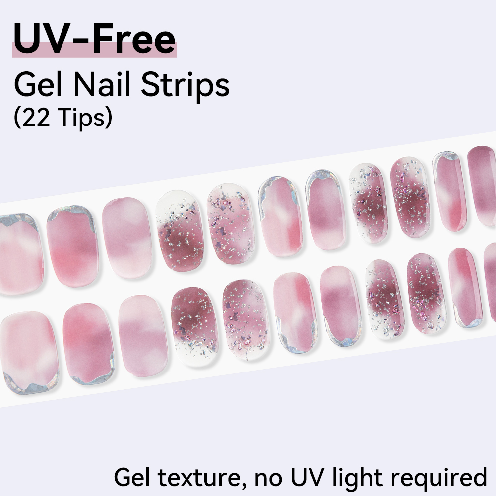 UV-Free Strips DIY Nails Stick - đánh giá và giá Full Cover Adhesive