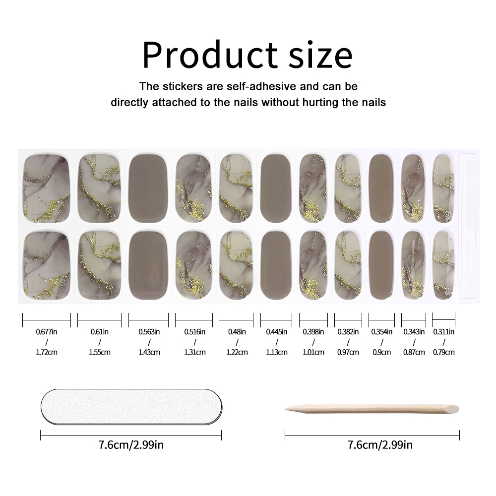 UV-Free Strips DIY Nails Stick - đánh giá và giá Full Cover Adhesive