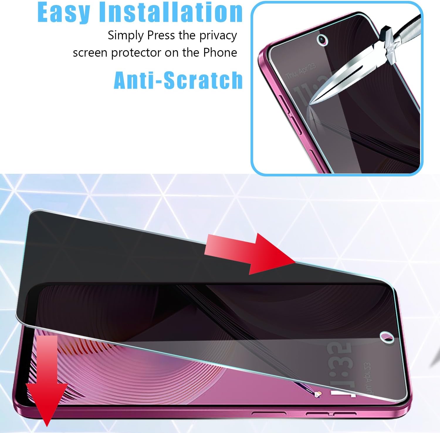 [2 Pack] For Honor 400 Lite/40 - đánh giá và giá Privacy Filter 2Pack