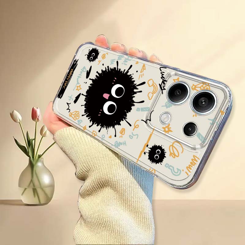 Cute Coal Ball Pattern For Xia - đánh giá và giá Xiaomi Poco X6