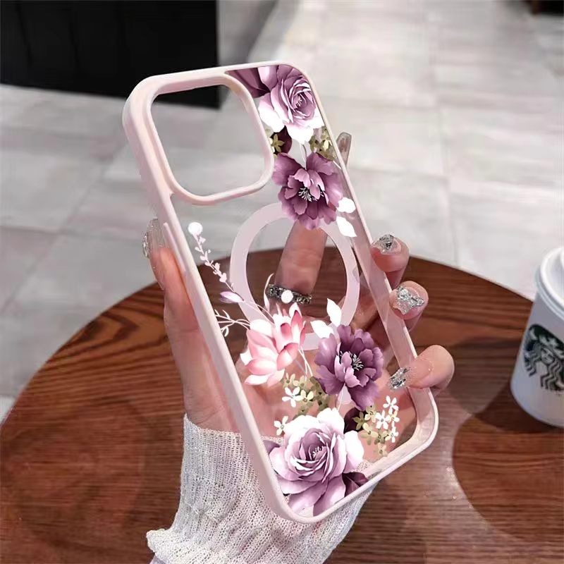 Lavender Pink Floral Printed M - đánh giá và giá Apple Iphone 16