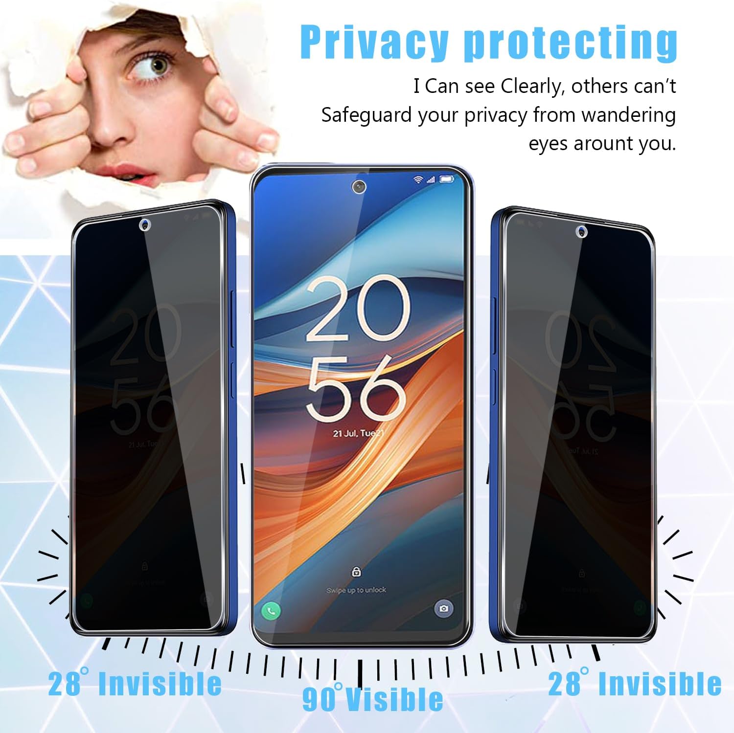 [2 Pack] Fit TCL 50 5G Privacy - đánh giá và giá Privacy Filter 2Pack