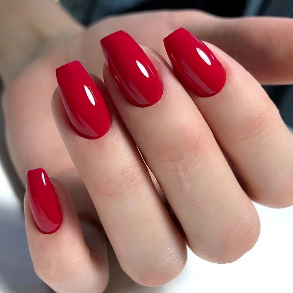 24Pcs Christmas Red Press On F - đánh giá và giá Full Cover Adhesive