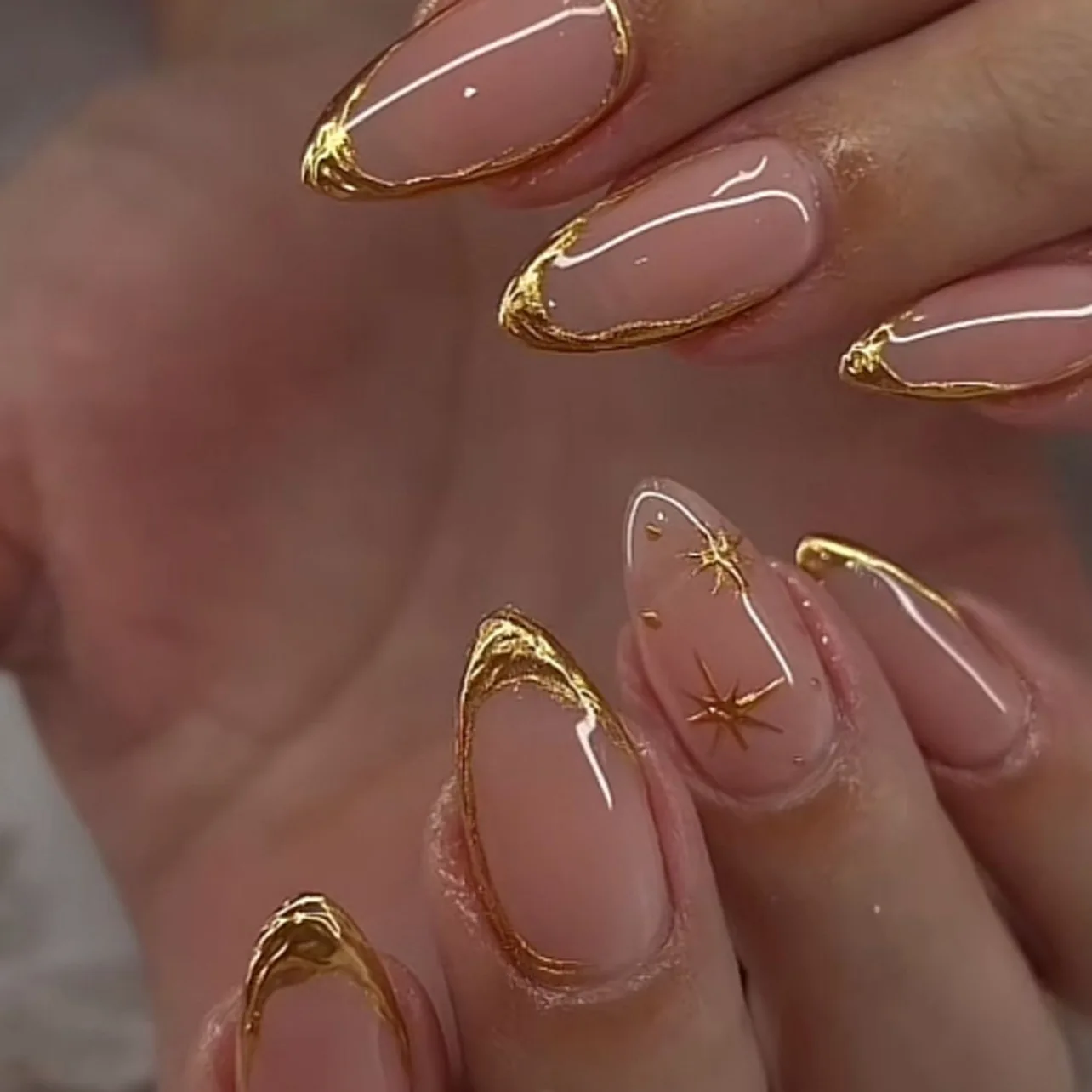 24Pcs Elegant Almond Press On  - đánh giá và giá Full Cover Adhesive