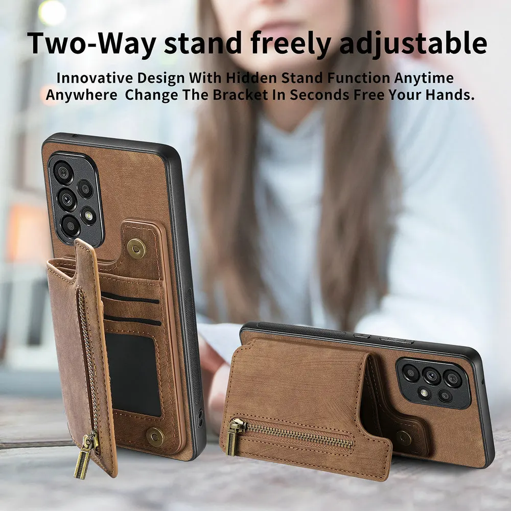 Zipper Wallet Leather Case for - đánh giá và giá Oppo A78