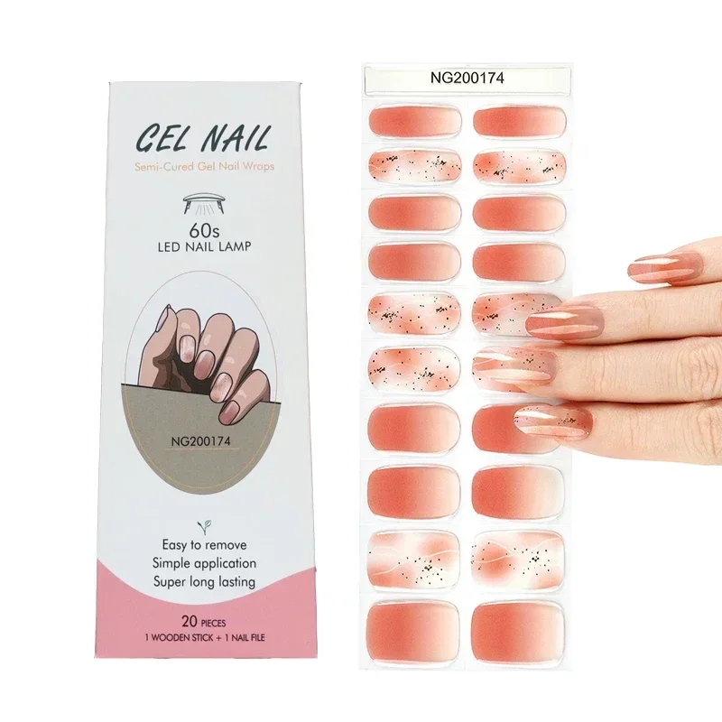 Semi-Cured Gel Nail Strips Pat - đánh giá và giá Full Cover Adhesive