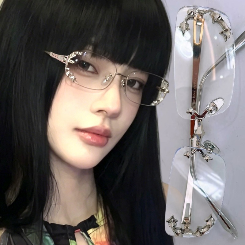 Vintage Rimless Square Star Gl - đánh giá và giá Anti Blue Light Film