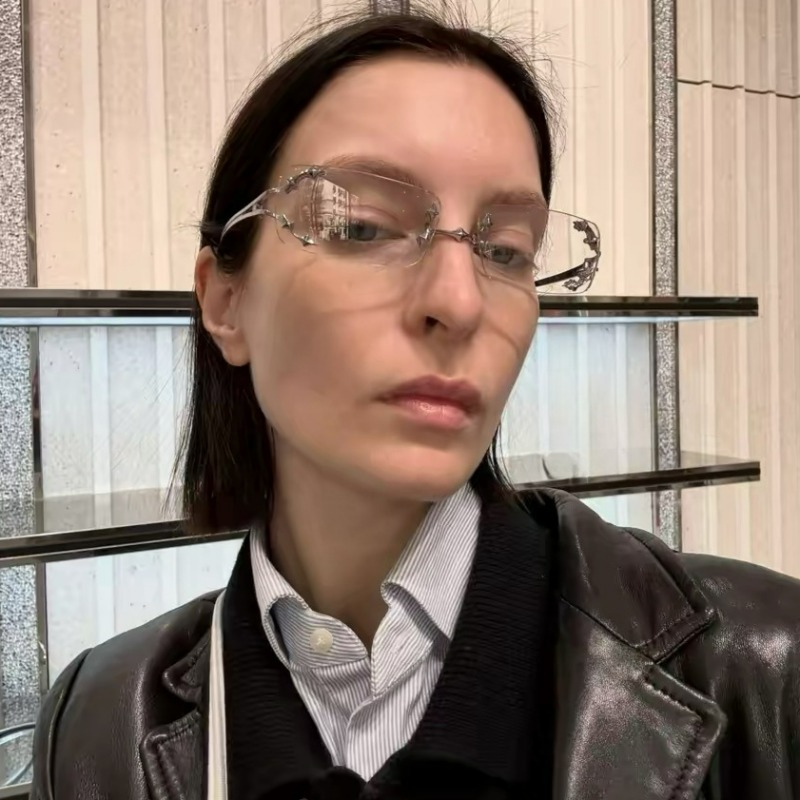 Vintage Rimless Square Star Gl - đánh giá và giá Anti Blue Light Film