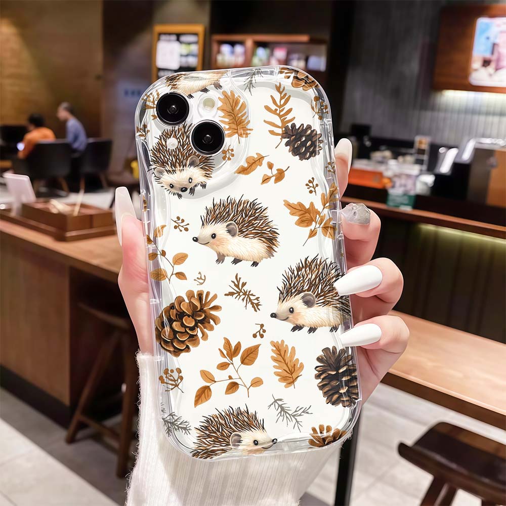 Hedgehog Autumn Pinecone Phone - đánh giá và giá Apple Iphone 16