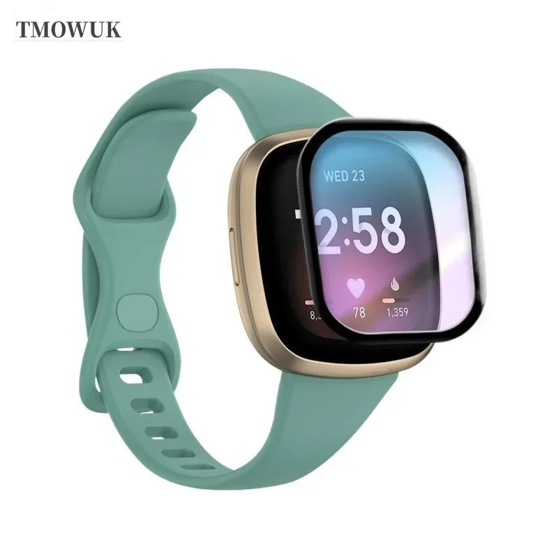 For Fitbit Sense 2 Versa3 2 4  - đánh giá và giá Flexible Tpu Film