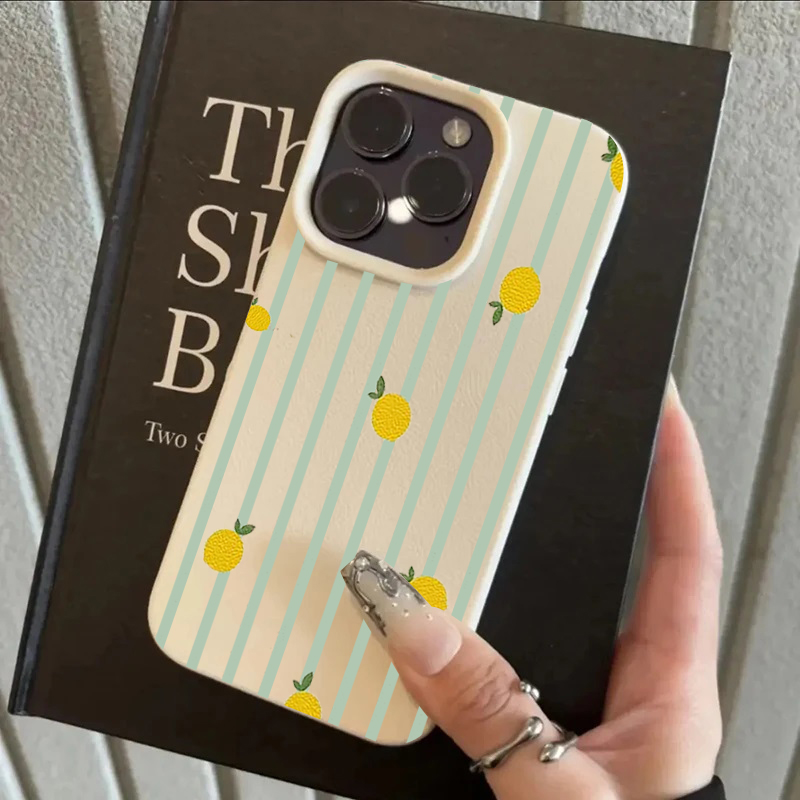 Shockproof Cute Lemon Pattern  - đánh giá và giá Apple Iphone 15