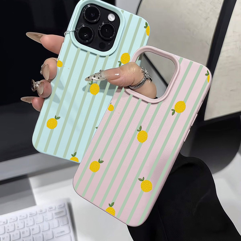 Shockproof Cute Lemon Pattern  - đánh giá và giá Apple Iphone 15