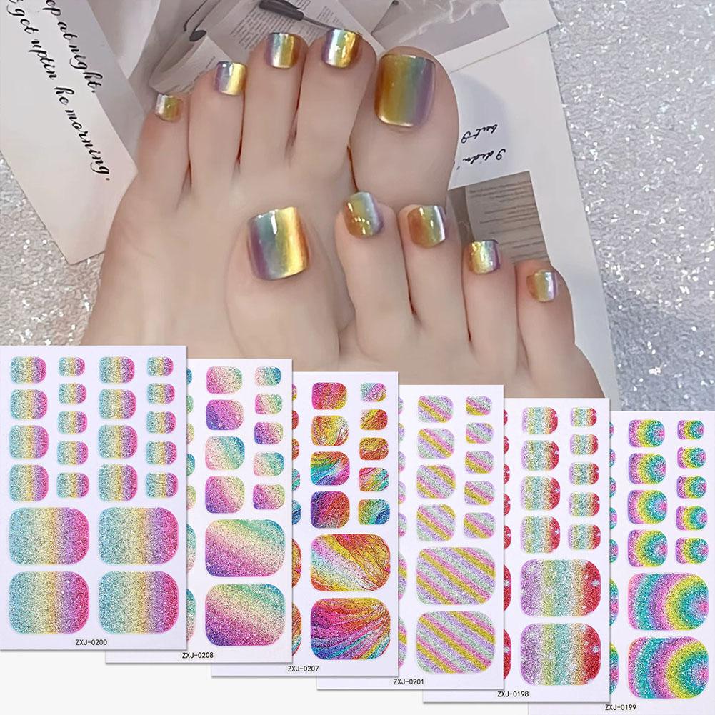 Rainbow Glitter Color Self-adh - đánh giá và giá Full Cover Adhesive