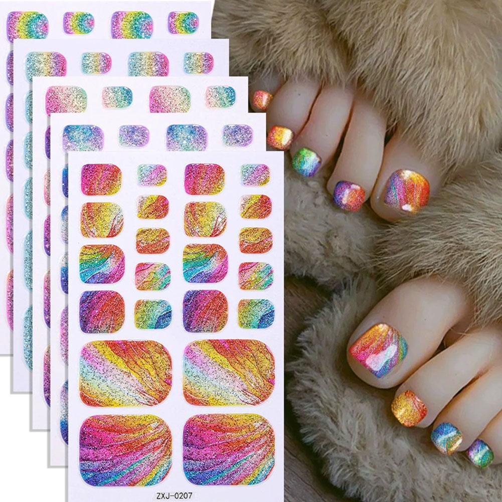 Rainbow Glitter Color Self-adh - đánh giá và giá Full Cover Adhesive